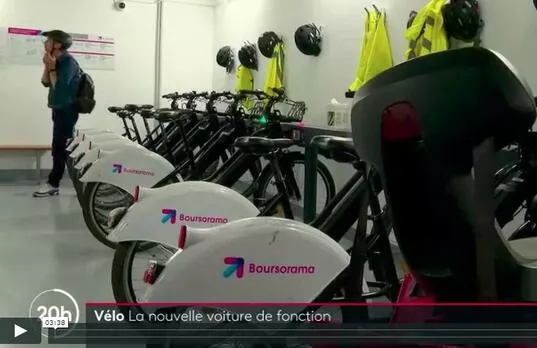 Les vélos électriques Boursorama sur France 2