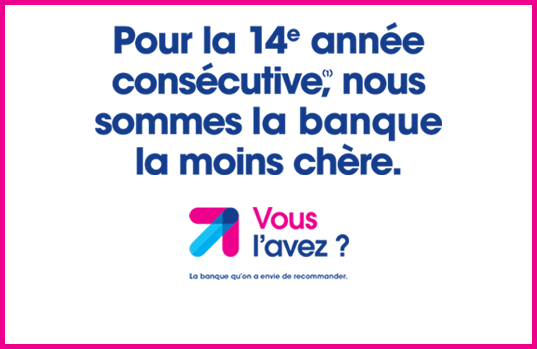 Boursorama, désignée banque la moins chère en France pour la 14ème année consécutive, établit un nouveau record mensuel de conquête avec 91 415 nouveaux clients en novembre