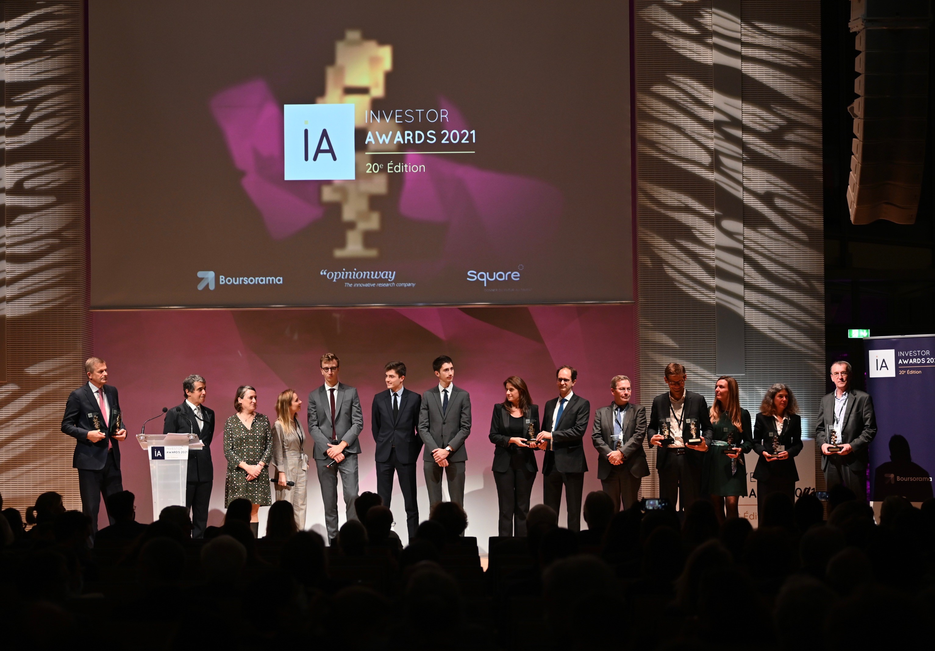 Visuel photo des lauréats des investor awards 2021