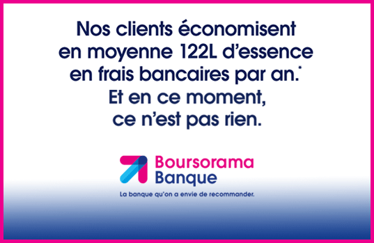 Les clients de Boursorama Banque gagnent près d'un milliard d'euros de pouvoir d'achat par an